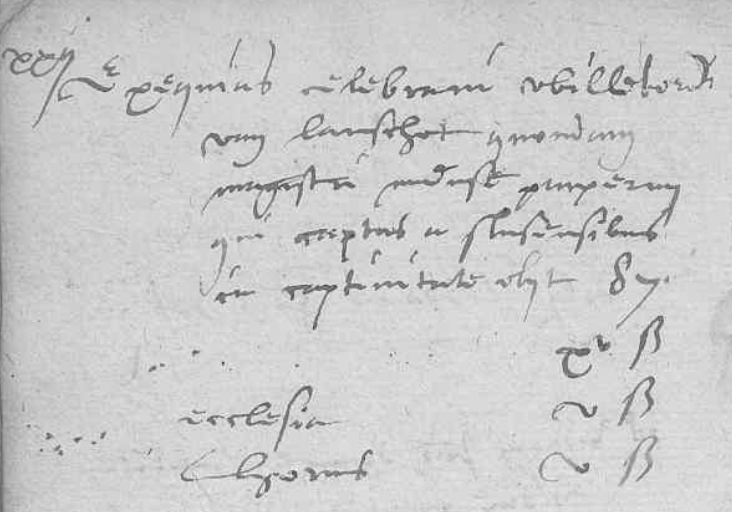 Overlijdensbericht en uitvaartnotitie van Willeboort van Landtschoot, 22 september 1587